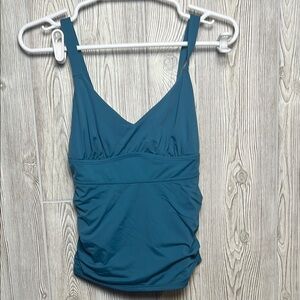 Knix women's Tankini Swim Top Sz XS Tidepool Teal